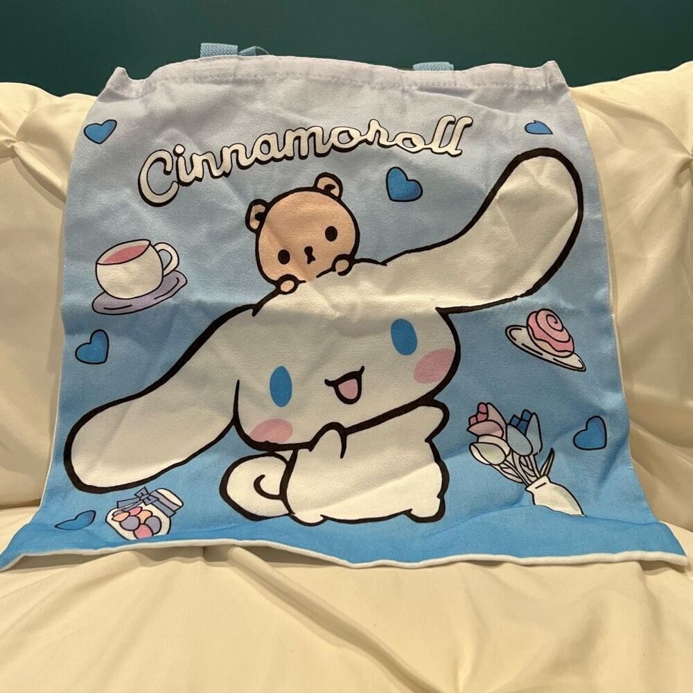 Sanrio Cinnamoroll Cosplay Eco Reusable Shopping Bag Tote NWT